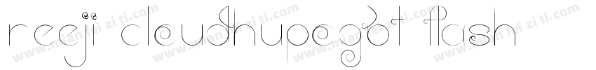 REEJI CloudHuPoGBT Flash字体转换